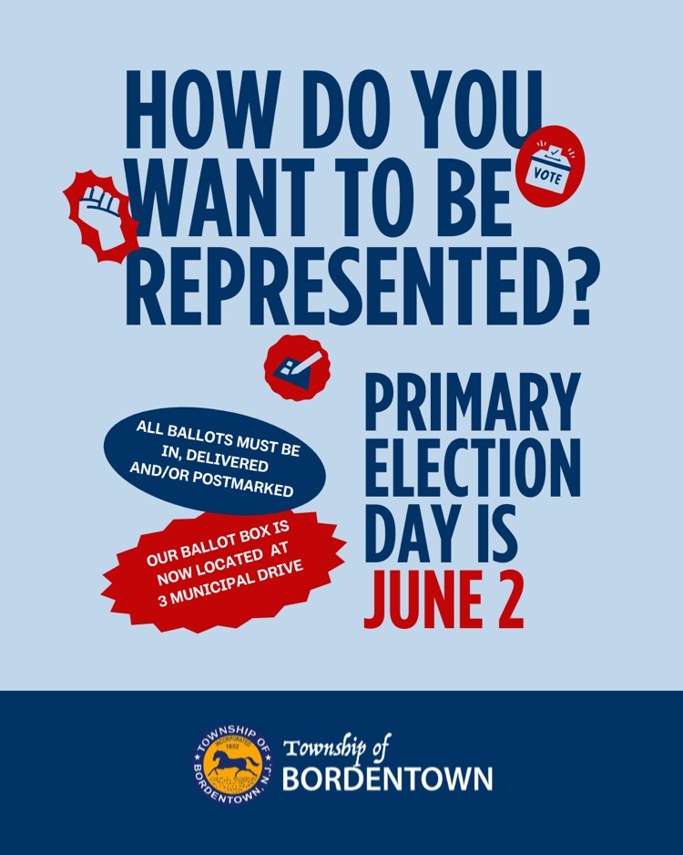 Primary Election Day is June 2nd