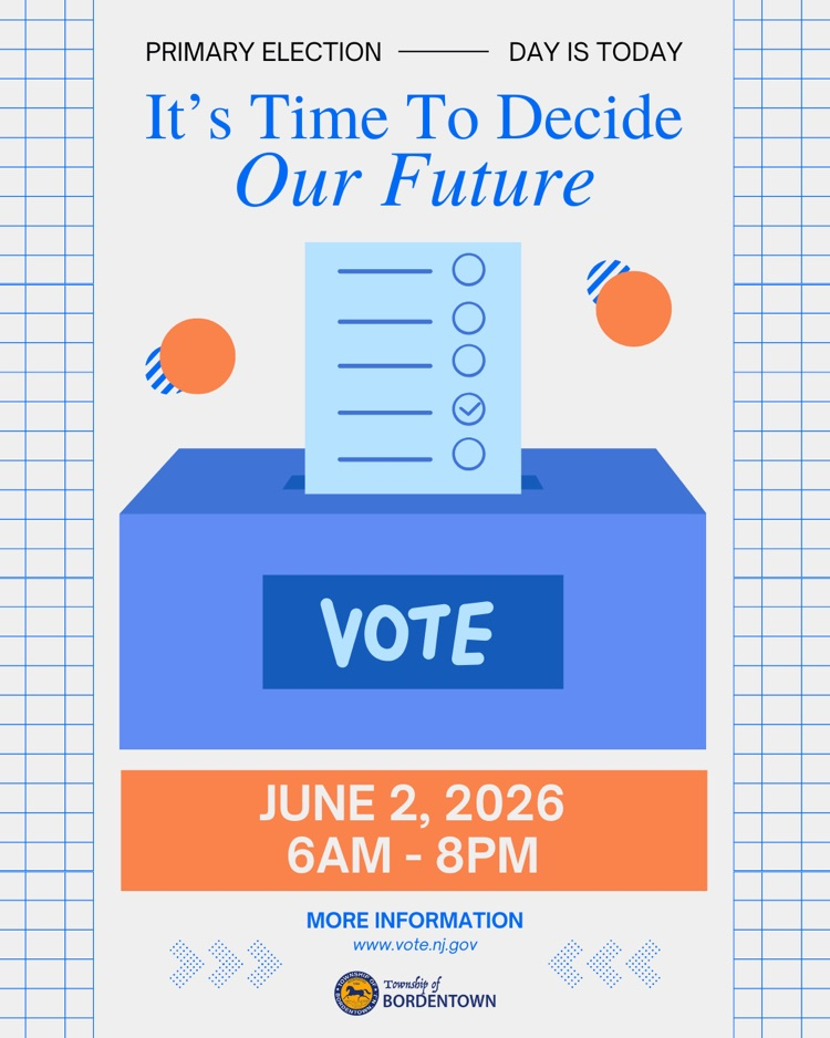 Primary Election Day is TODAY, June 2nd, 6am - 8pm