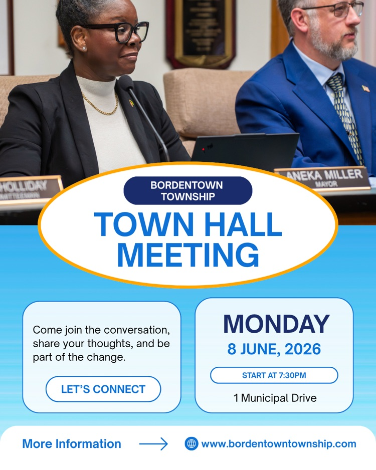 Township Committee Meeting is Tonight, 6/8 at 7:30pm