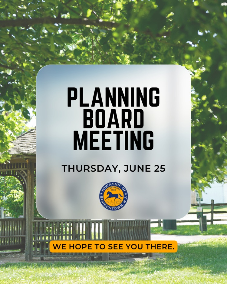 Planning Board Meeting TONIGHT 6/25