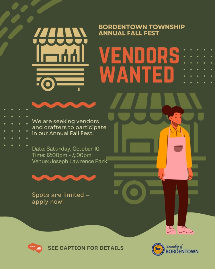 Fall Fest Vendors Wanted for Saturday, Oct. 10th