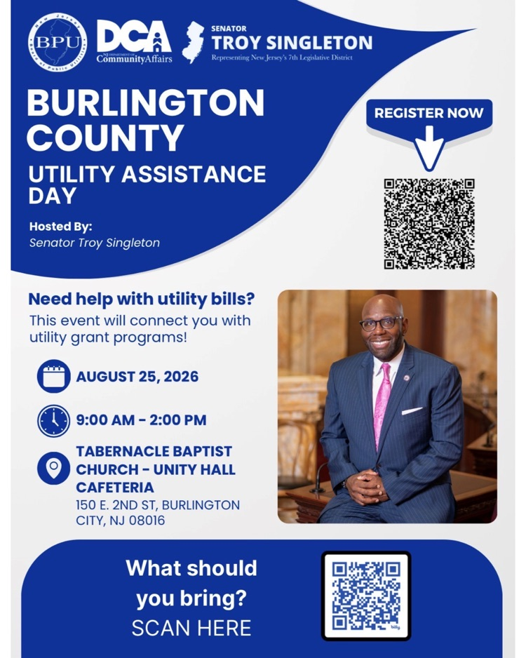 Burlington County Utility Assistance Day - 8/25