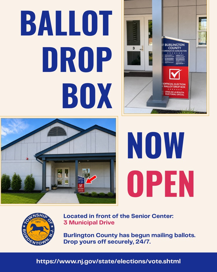 Ballot Drop Box is Now Open