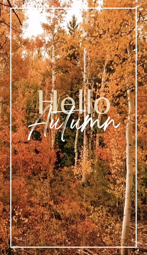 Hello Autumn!
