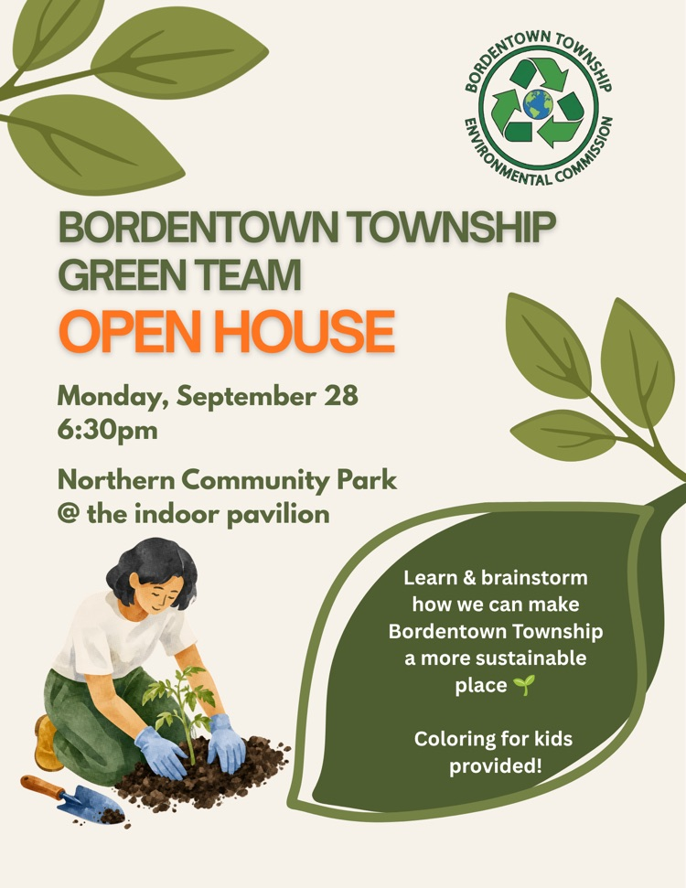 Green Team Open House on Monday, 9/28 at 6:30 at Northern Community Park