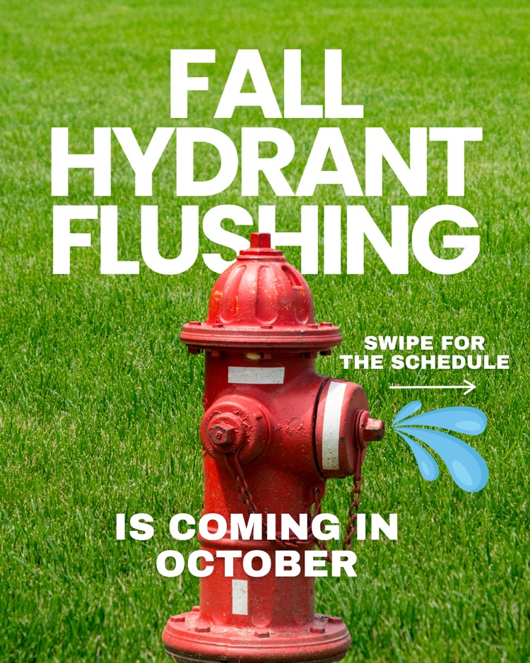 Fall Hydrant Flushing
