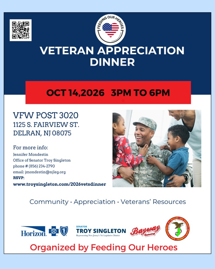 Veteran Appreciation Dinner on 10/14