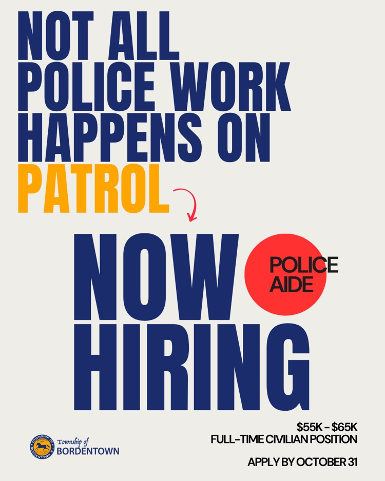 Now Hiring: Police Aide (Full-time Civilian Position)