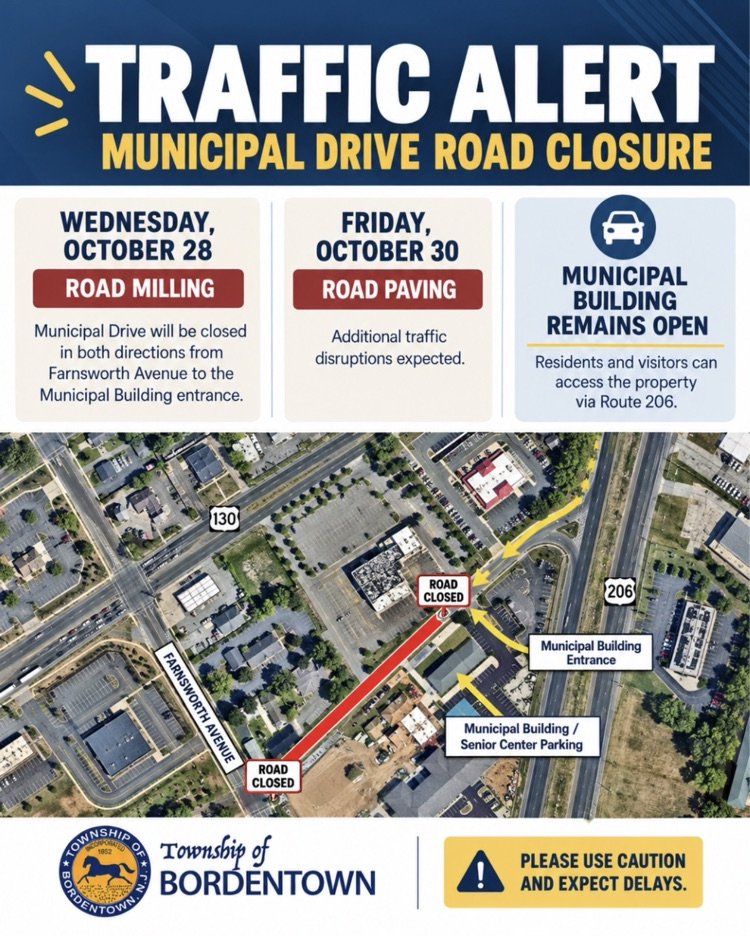 Traffic Alert: Municipal Drive Road Closure