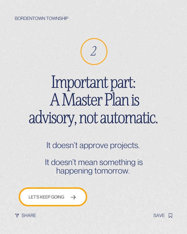 A Master Plan is advisory, not automatic