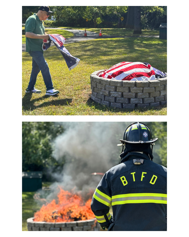 Bordentown Township Flag Retirement Ceremony