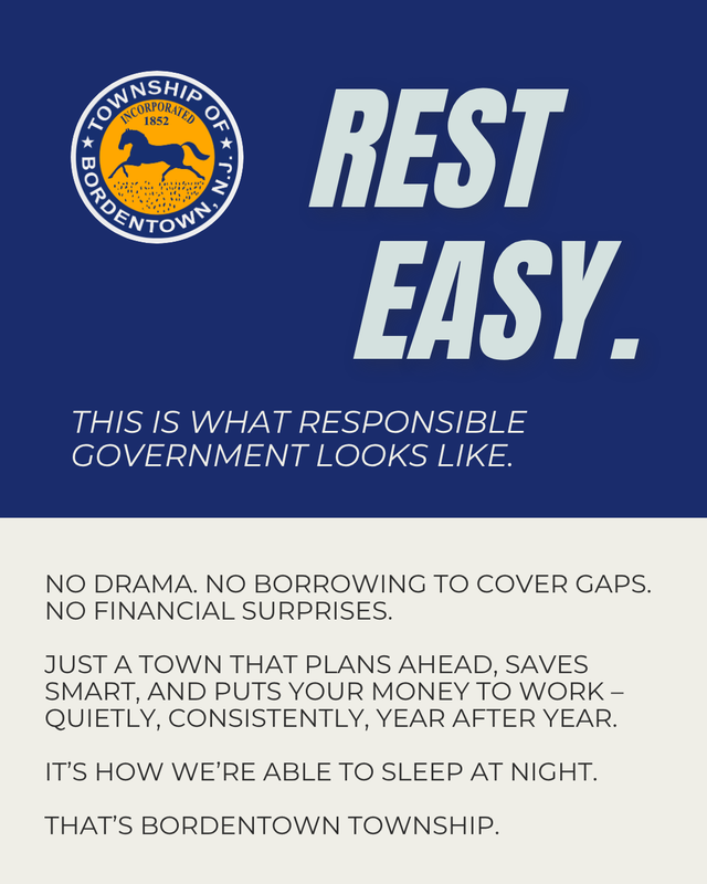 Rest Easy. This is What Responsible Government Looks Like
