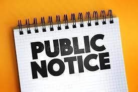 Public Notice