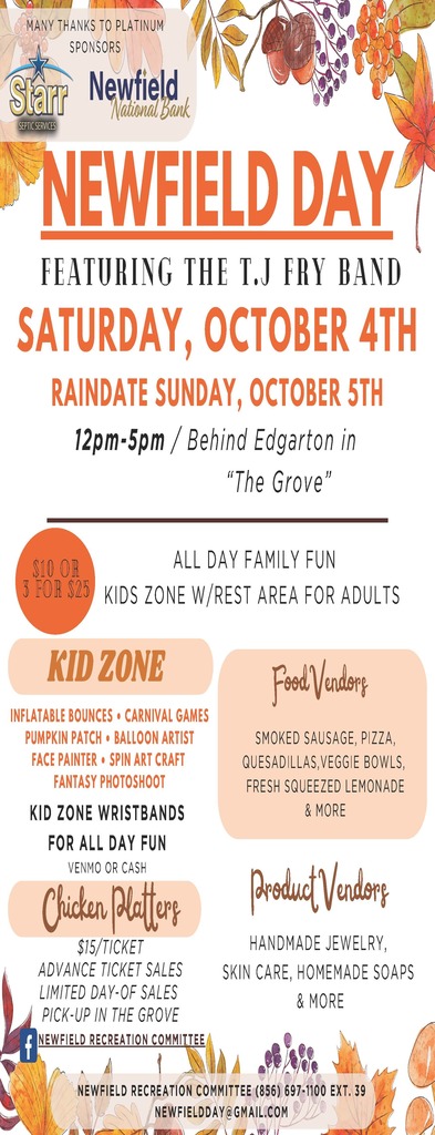Newfield Day informational flyer