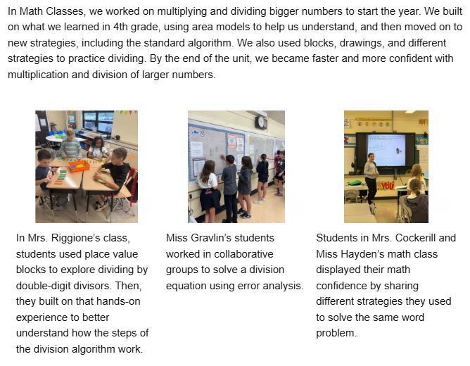 Our Week at Reutter School