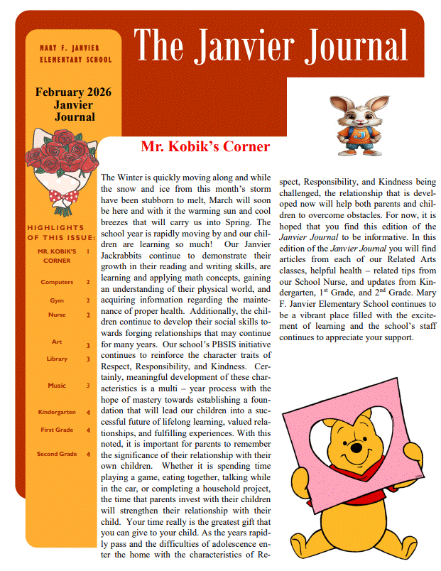 Janvier Journal February