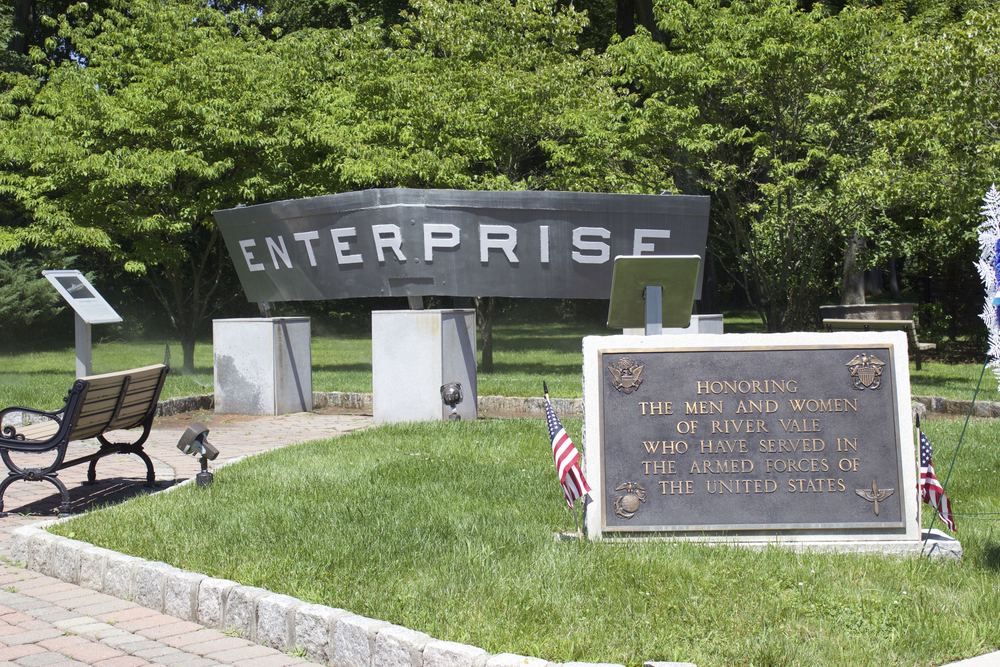 USS Enterprise stern plate