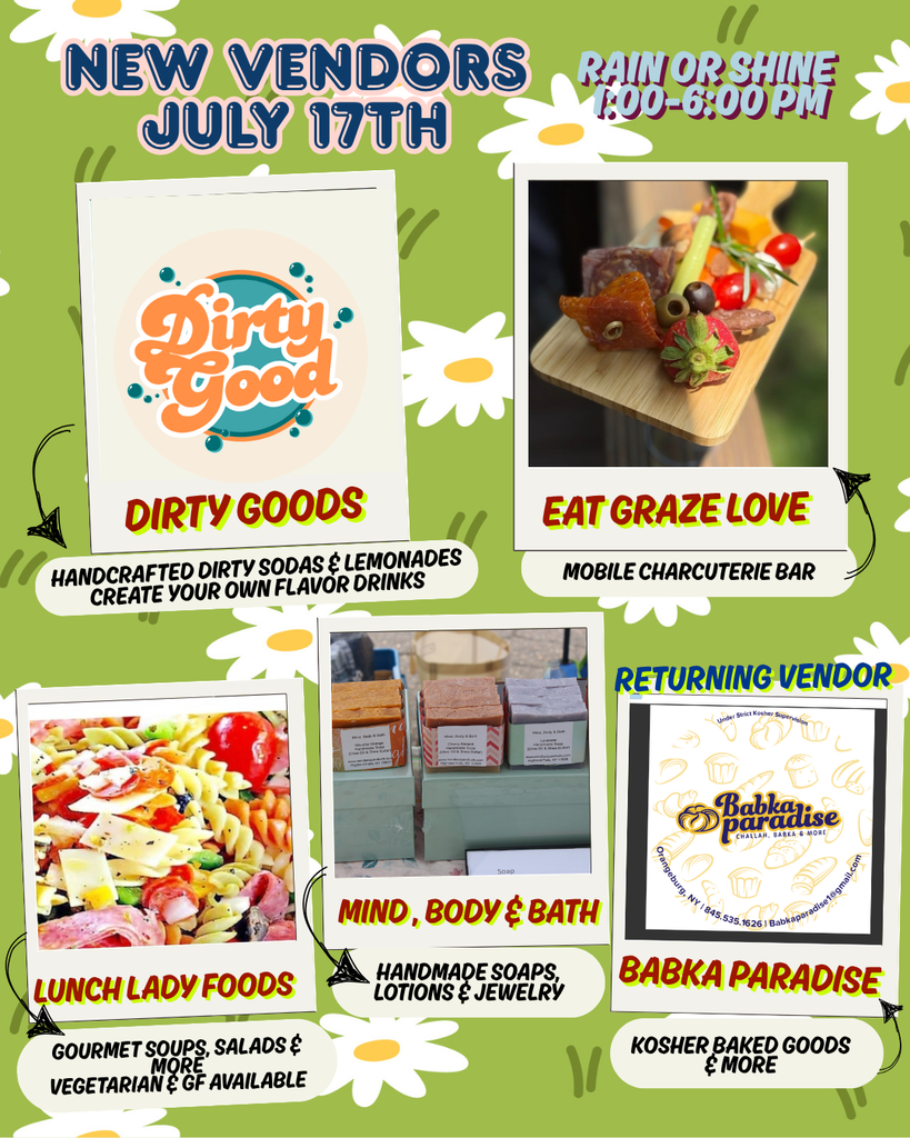 new vendors 7/17
