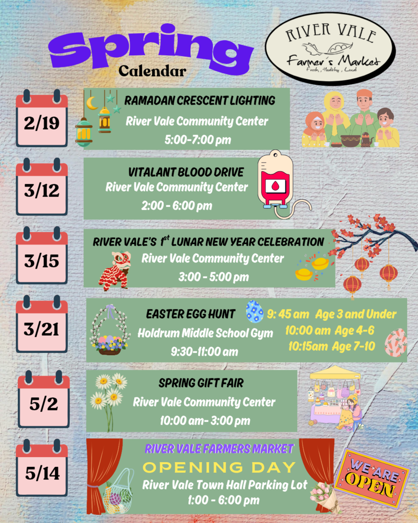 River Vale Spring Events!