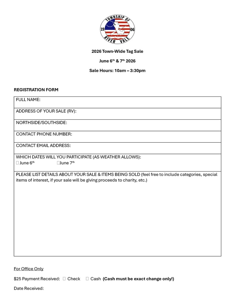 registration form