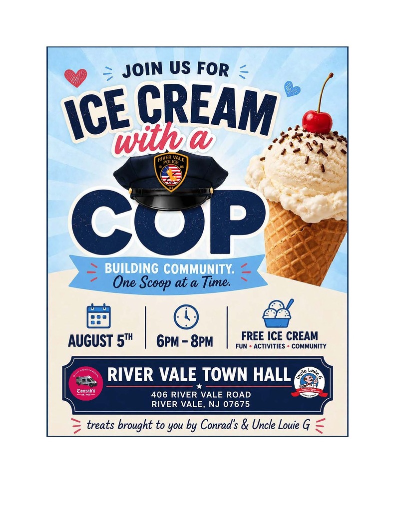River Vale Ice Cream with a Cop 2026