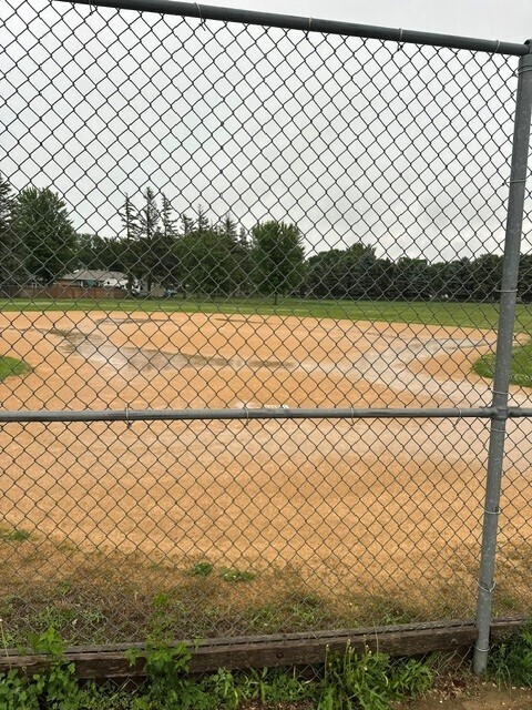 picture of water standing on sebastian park south field