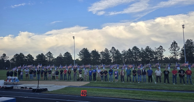 veterans and first responders at TMB Football