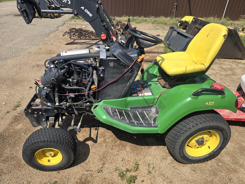 John Deere Tractor with hood missing