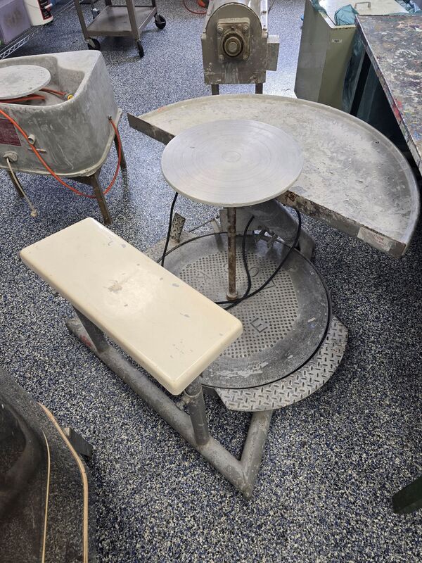 Gray Potters wheel