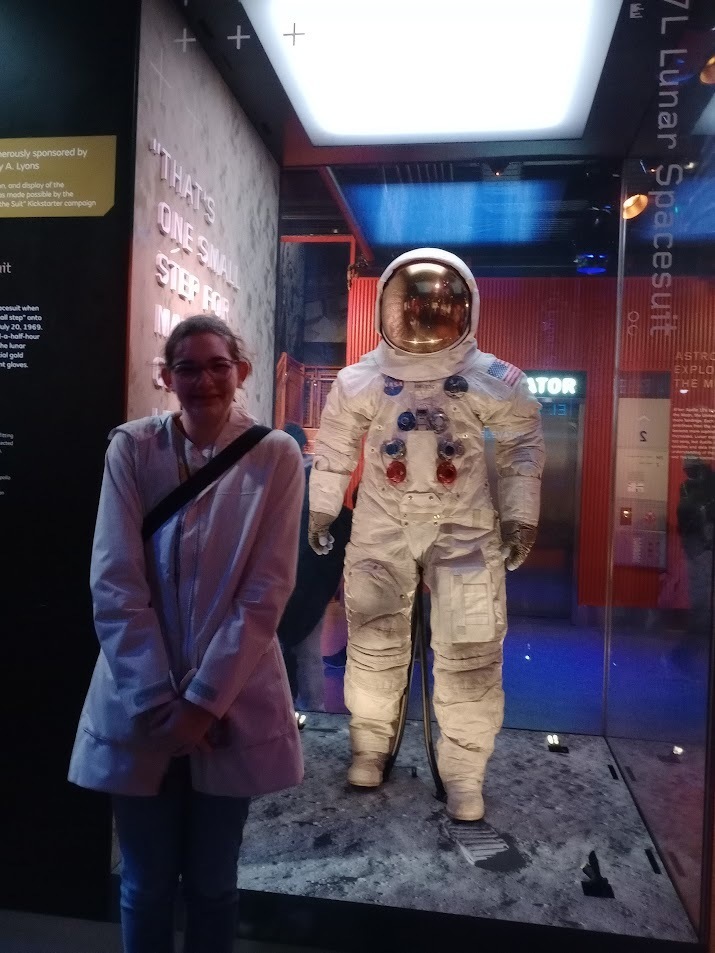 rhs senior at nasa museum