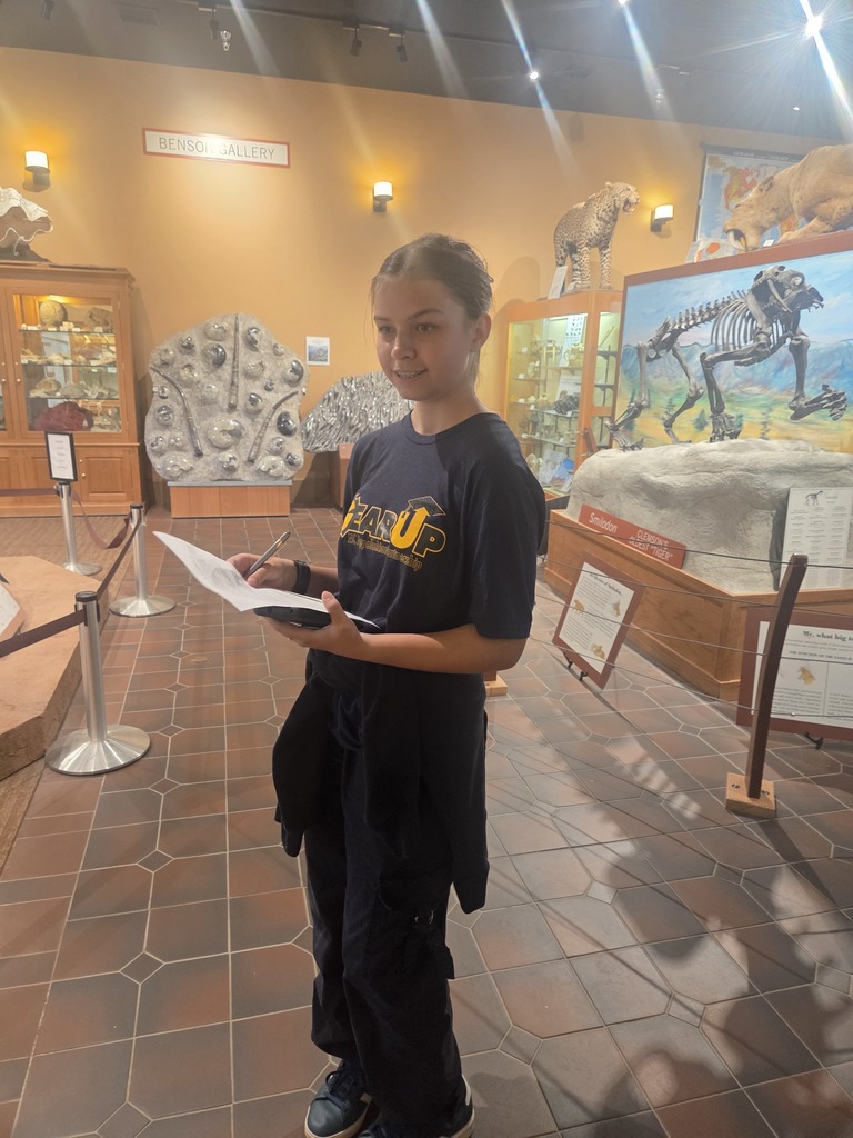 tcs gear up students at geology museum