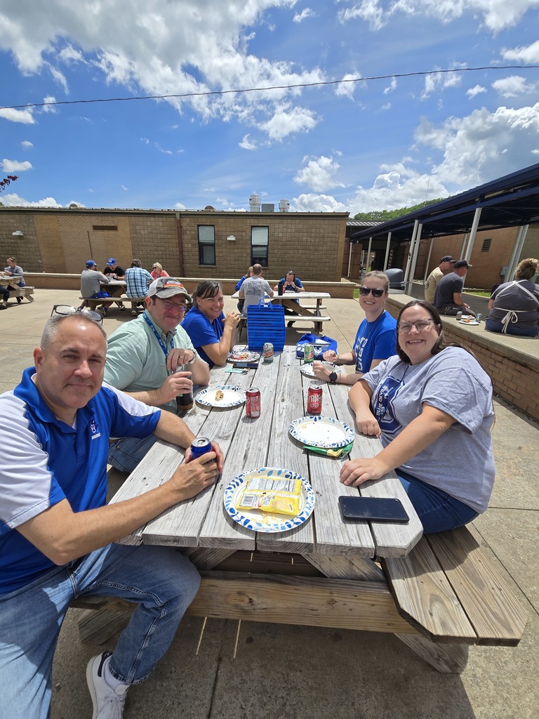 bhs staff at end of year cookout