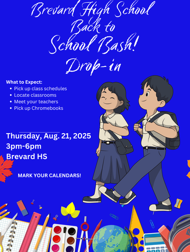 back to school bash flyer