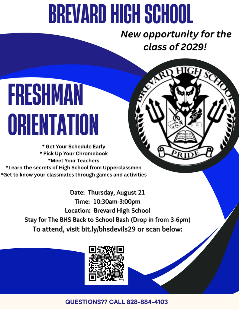 Flyer for Freshman Orientation