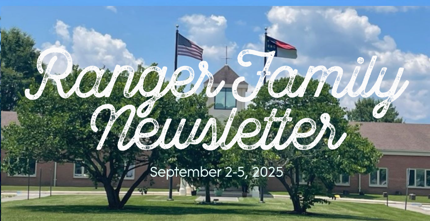 Ranger Family Newsletter: September 2-5, 2025
