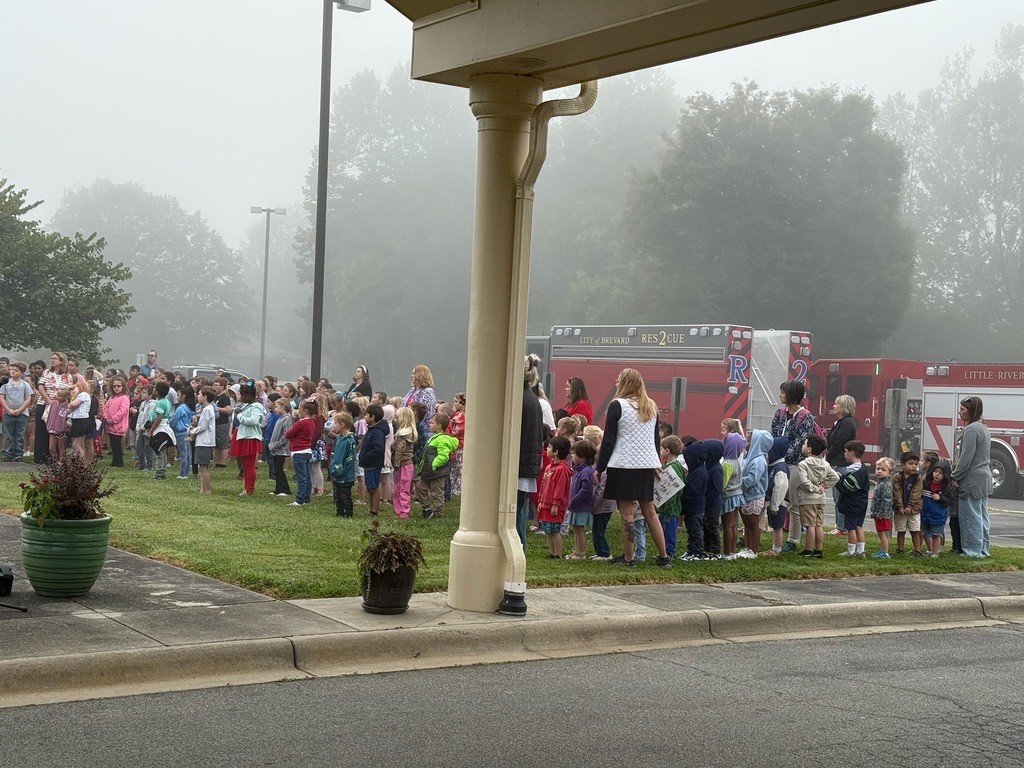 Pisgah Forest Elementary Honored Patriot Day and the National Day of Service.