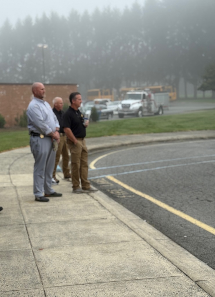 Pisgah Forest Elementary Honored Patriot Day and the National Day of Service.