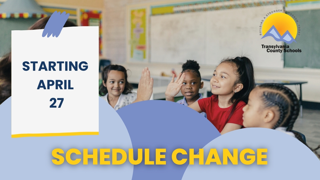 SCHEDULE CHANGE