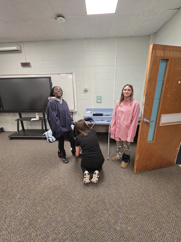 Health Sciences students getting hands-on experience