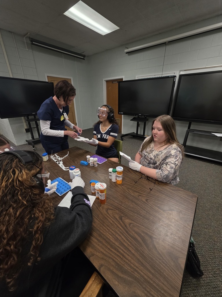 Health Sciences students getting hands-on experience