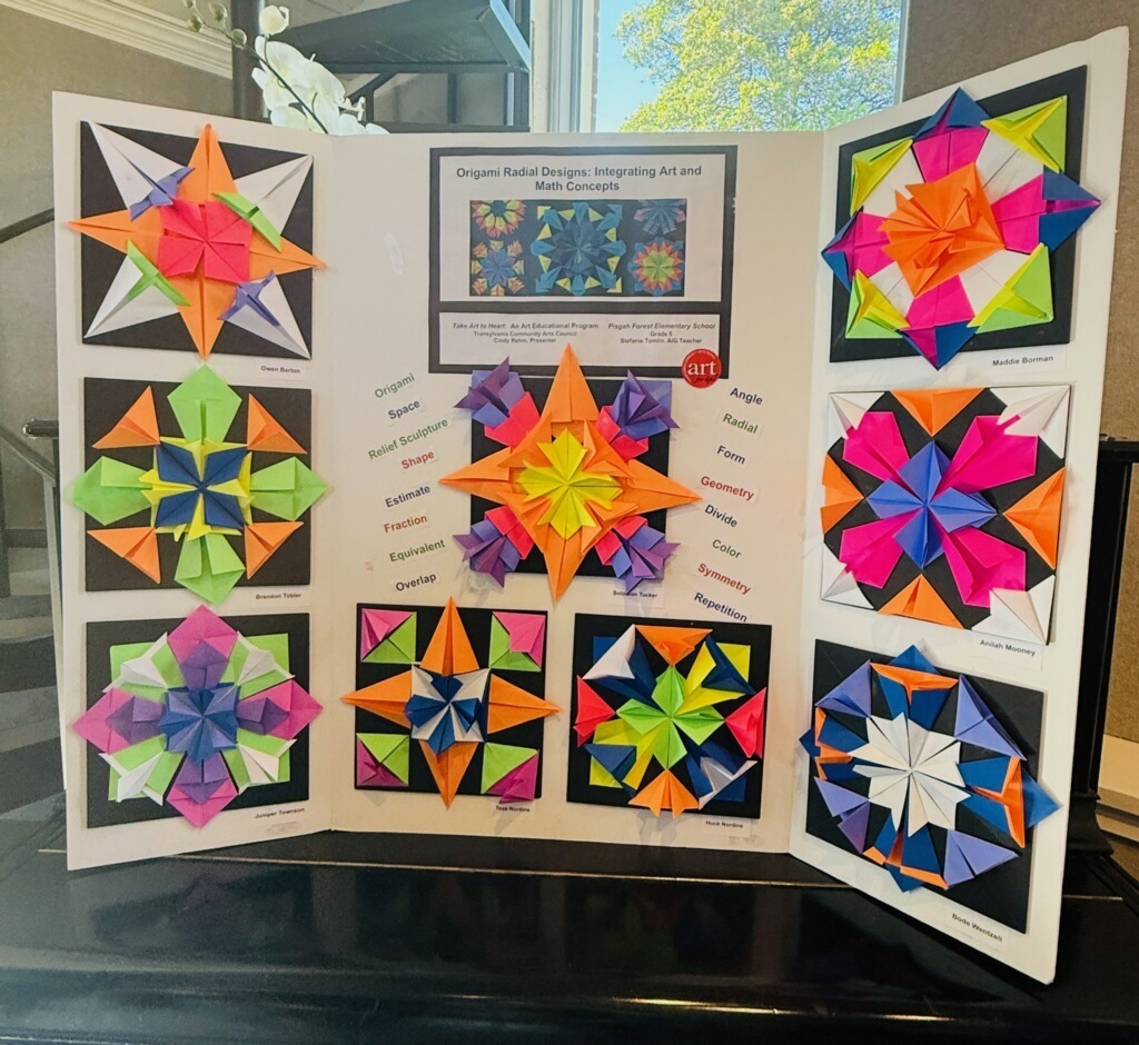 Thank you to the Transylvania County Arts Council for hosting our PFE artwork. 