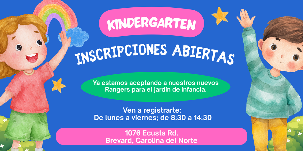 ¡Ya está abierta la inscripción para el jardín de infancia!