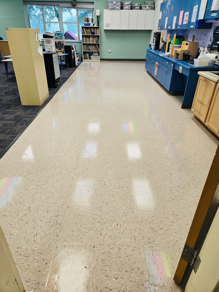 Our classrooms are looking nice and clean!