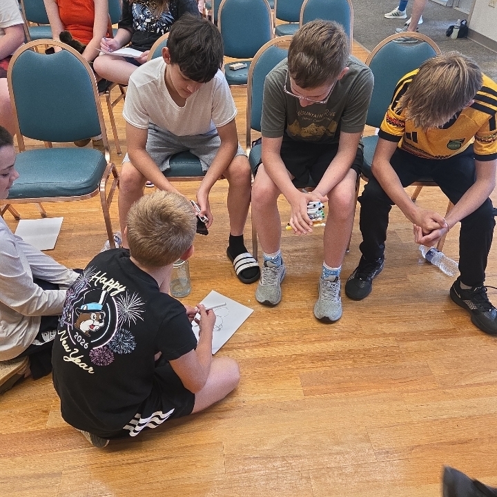Middle school students learn at gear up camp