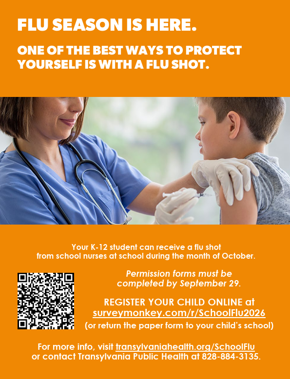 flu vaccine flyer