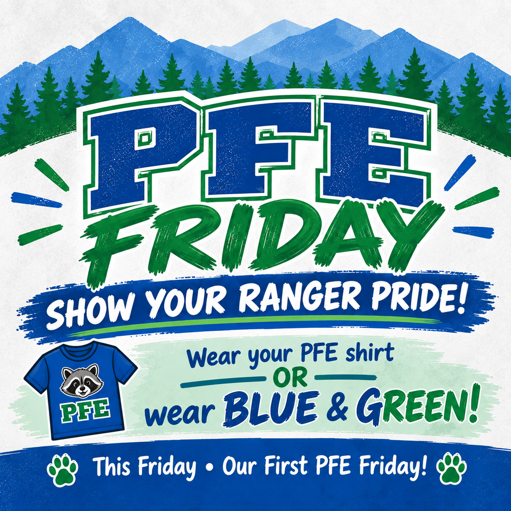 PFE Spirit Day this Friday!