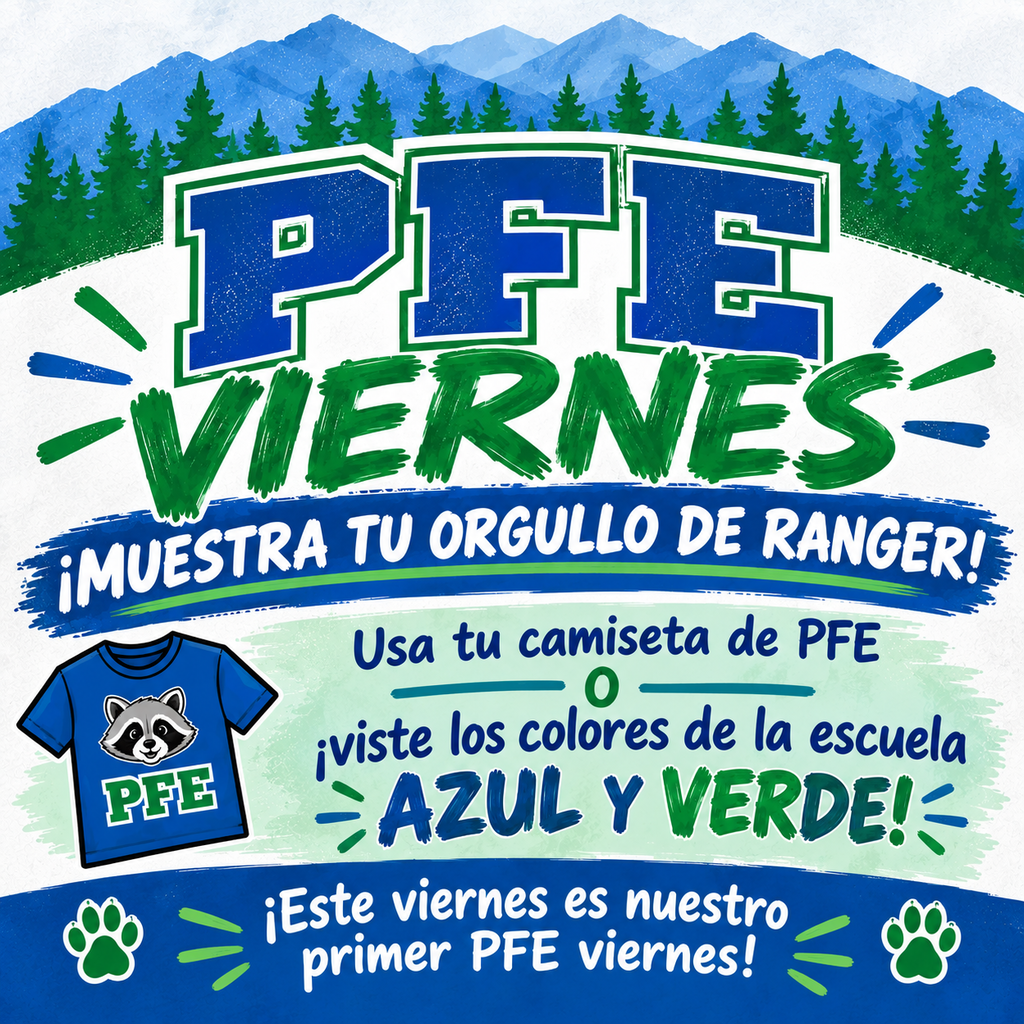 ¡Este viernes es el «PFE Spirit Day»!
