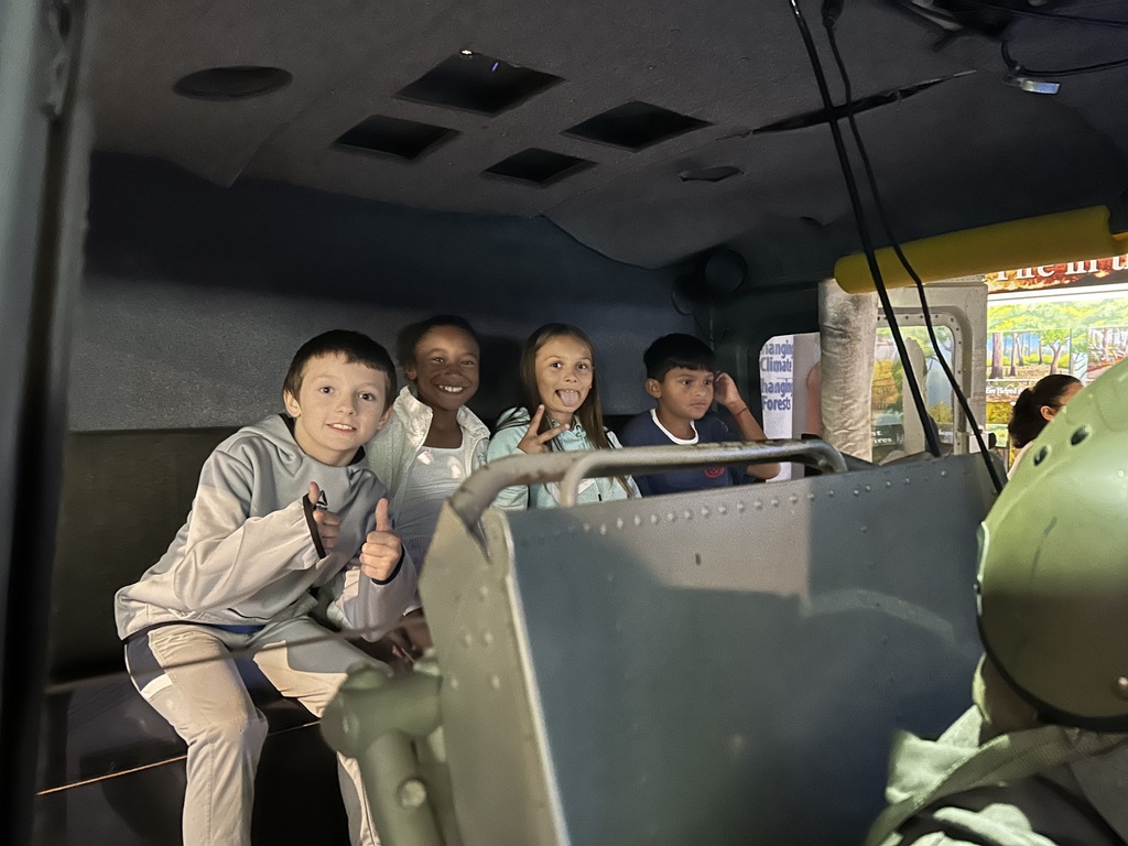 4th Grade students on field trip to the Cradle of Forestry.