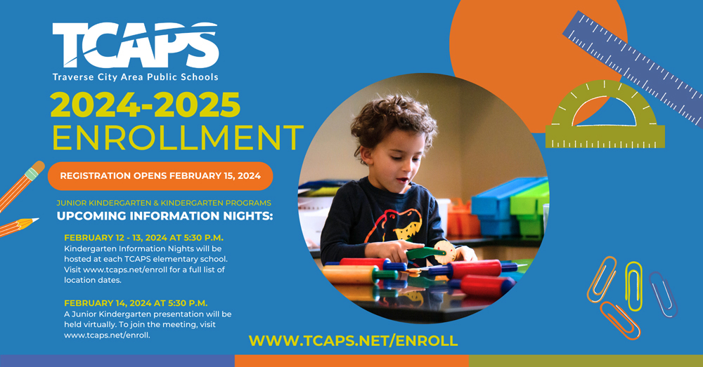 TCAPS flyer for enrollment 2024-2025