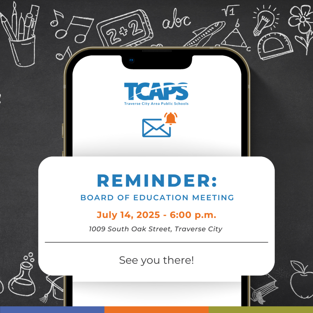 Join us for the next TCAPS Board of Education meeting on Monday, July 14, at 6:00 p.m. at the Glenn Loomis Administration Building (1009 S. Oak Street).